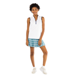 Gwen Sport Plaid Pleated 15&quot; Skort